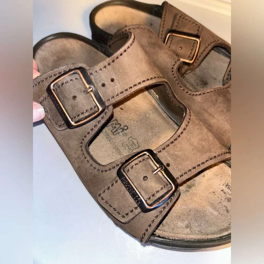 Birkenstock Tatami Brown Two Strap Sandals, size 41 - Picture 2 of 9